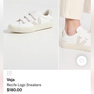 Veja Recife Logo Sneakers with Velcro